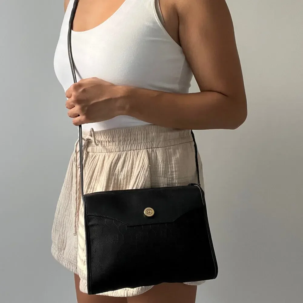 DIOR Black Canvas and Leather Crossbody Bag - Picture 12 of 12